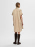 Selected Femme blair 2/4 short dress Humus